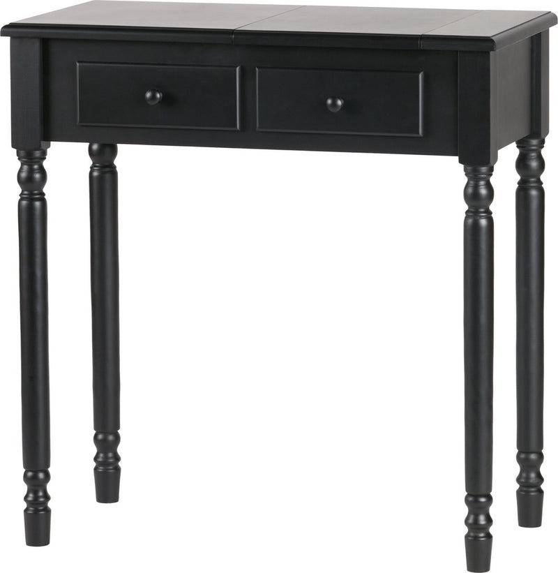 Tocador Woood Romy Hall - madera - negro - 78x75x38