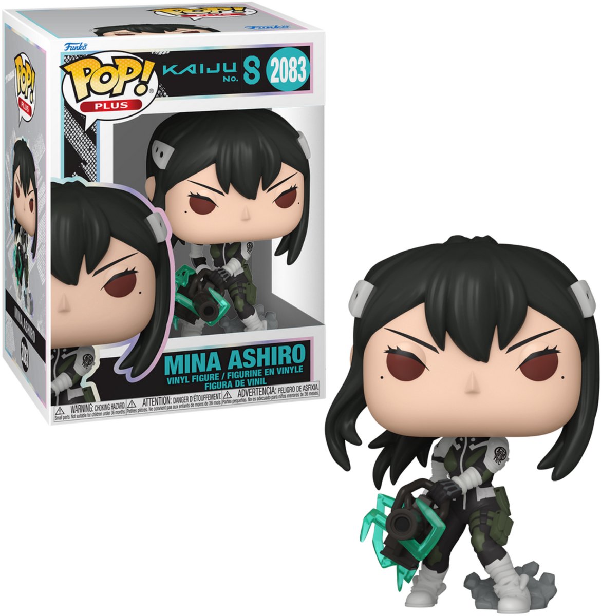 Funko kaiju no. 8 mina ashiro (chase editon mogelijk!) vinylfiguur 2083 unisex pop! - neutraal - standard