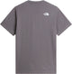 Camiseta outdoor para hombre The North Face M Bracket Logo Regular ss Tee - Smoked Pearl