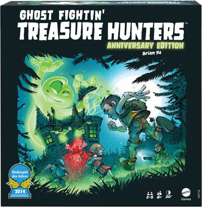Giochi Mattel giochi Ghost Fightin' Treasure Hunters Anniversary Edition, gioco da tavolo, strategia, 8 anni, 30 min, gioco per famiglie