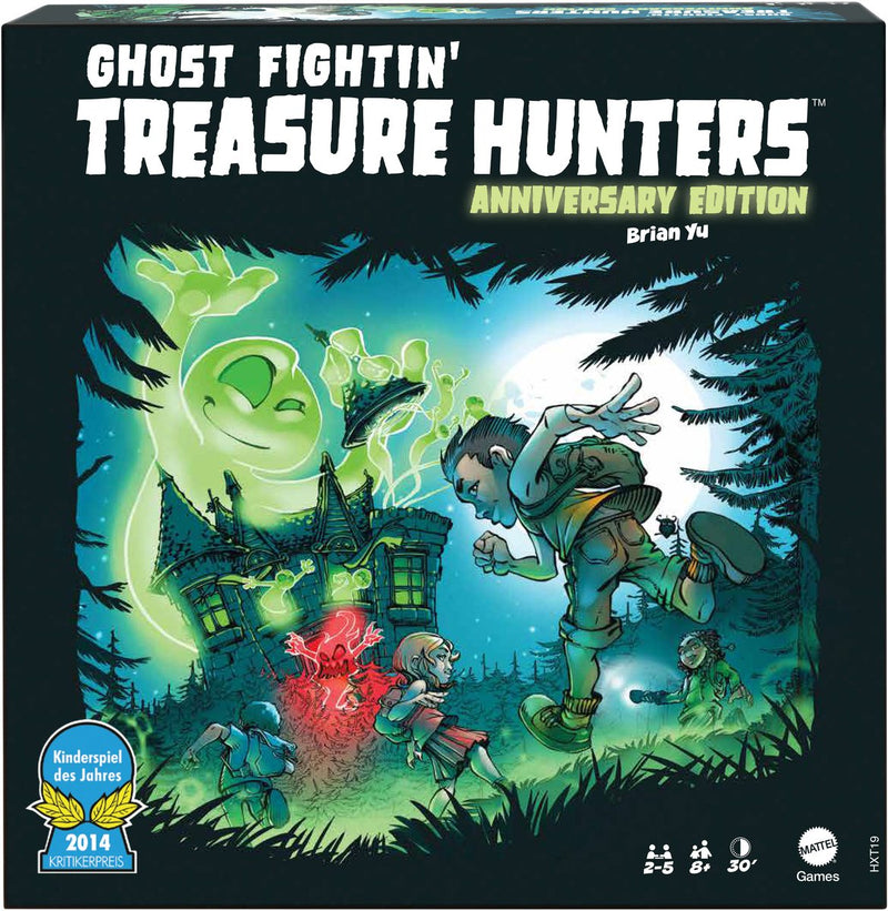 Giochi Mattel giochi Ghost Fightin' Treasure Hunters Anniversary Edition, gioco da tavolo, strategia, 8 anni, 30 min, gioco per famiglie