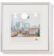 Walther new lifestyle - cornice in plastica - misura foto 30x30 cm - argento