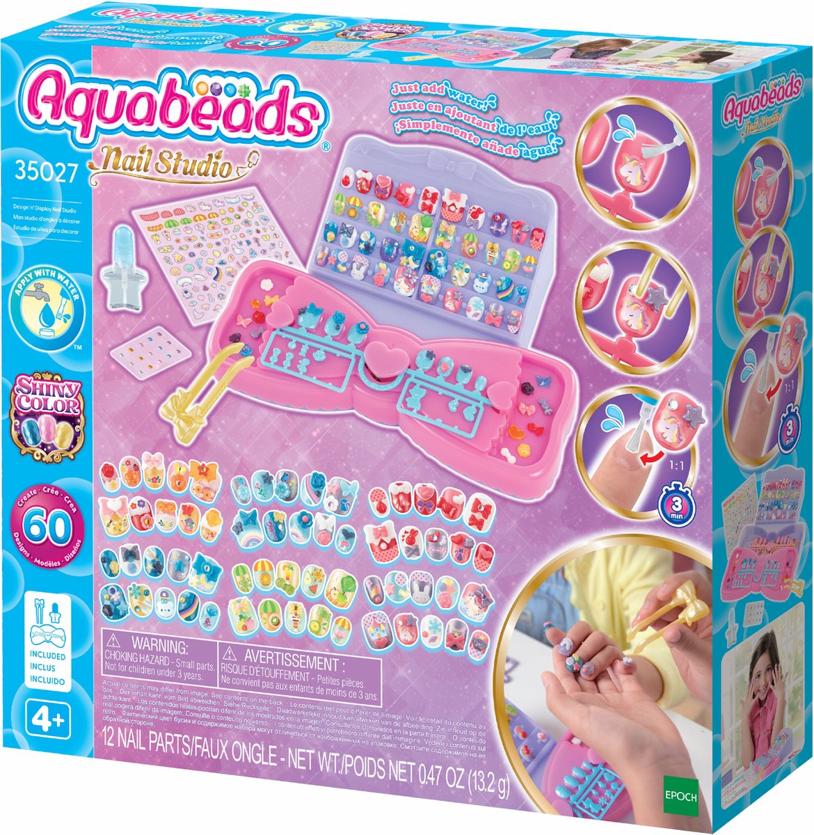 Set di chiodi multicolori Aquabeads