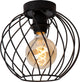 Lucide danza - lampada da soffitto (lampada da soffitto) - ø 25 cm - 1xe27 - nero