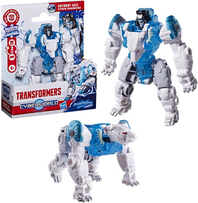 Transformers cyberworld energon surge autobot jazz cyber changers - action figure
