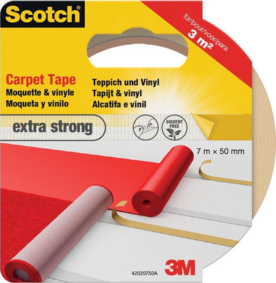 Nastro per moquette Scotch® da 3 m, 42020750, extra forte, 50 mm x 7 m, 1 rotolo