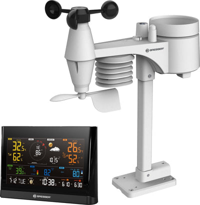 Stazione meteorologica Bresser - sensore 7 in 1 - per interni ed esterni - con WLAN
