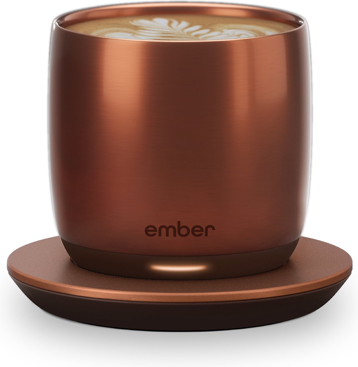Ember cup coffee cup - smart mug met mobiele app - cup warmer - koffiekopjes met instelbare temperatuur - krasbestendige theemok koffiemok - 178 ml - koper