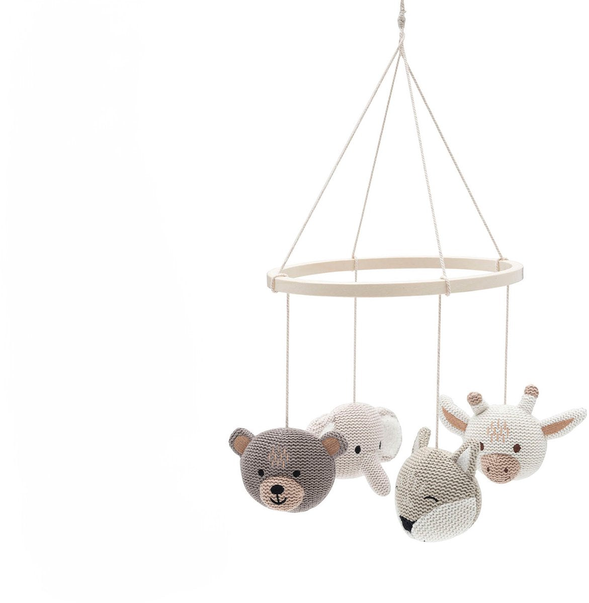 Jollein - babymobiel - boxmobiel, muziekmobiel, mobiel baby - animals