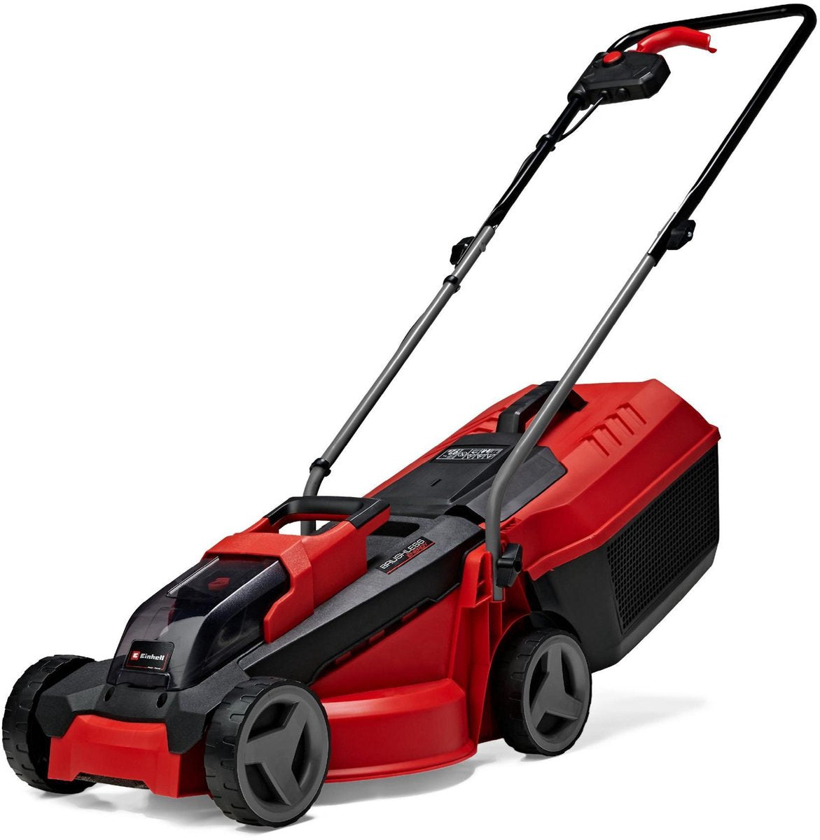 Einhell battery lawn mower ge-cm 18 30 li kit - power x-change - 18 v li-ion - cutting width: 30 cm - recommended lawn area: up to 150 m² - 25 l collection bag - cutting height: 30-70 mm - incl. 3.0 ah battery and charger