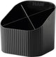 Astuccio porta penne Han - re-x-loop - 4 scomparti - nero - 100% materiale riciclato - ha-17238-913