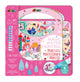 Avenir magisch waterschilderen: book prinses, 6 herbruikbare pagina's met 3-in-1 play, 3+
