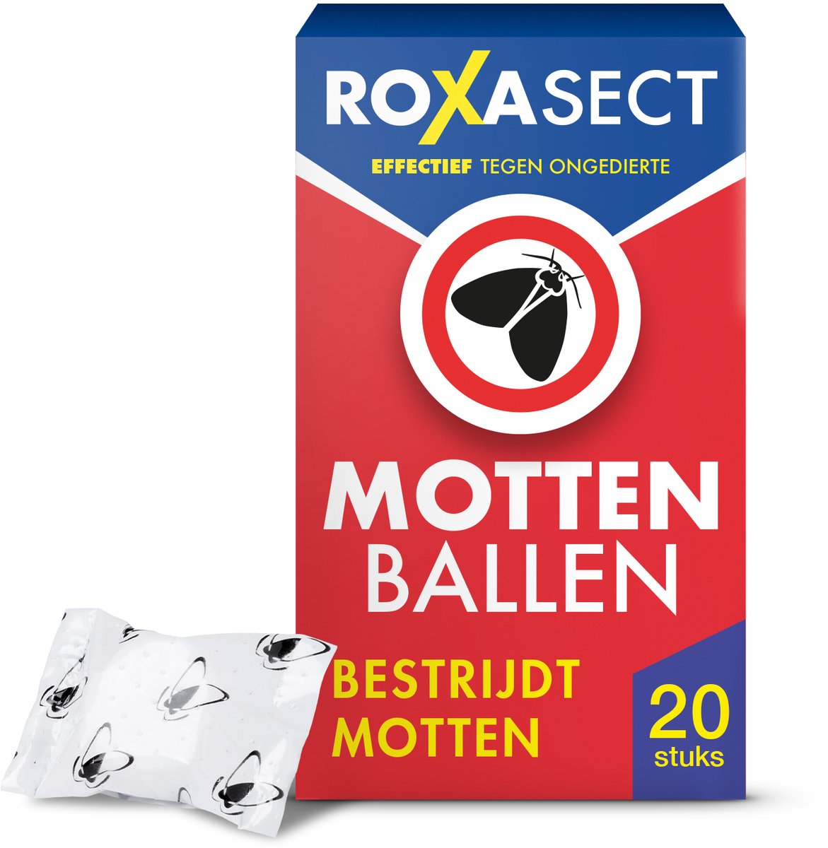 Roxasect mottenballen - motten bestrijden - insectenbestrijding - 20 stuks