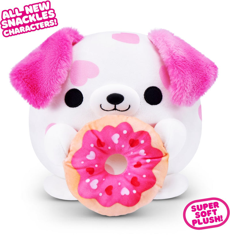 Peluche Snackles Valentines Edition de 8 pulgadas (dálmata con donut)