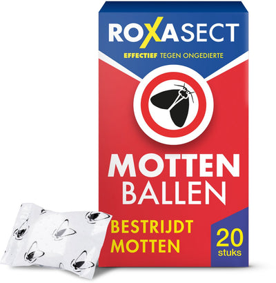 Palline antitarme Roxasect - controllo delle tarme - controllo degli insetti - 20 pezzi
