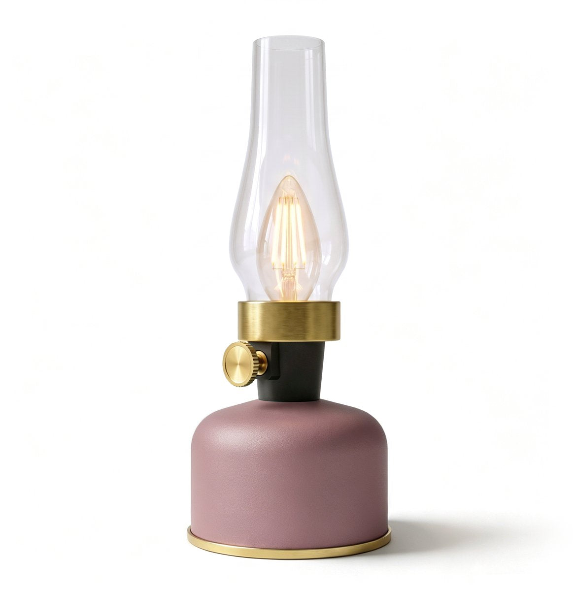 Lampada da tavolo ricaricabile Calex lavinio - wireless - lampada a olio LED - lampada da campeggio - per interni ed esterni - luce bianca calda - dimmerabile - rosa