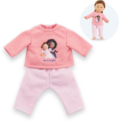 Corolle pink pajamas for dolls of 36 cm, 2dlg.