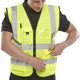 Gilet sorprendente ad alta visibilità giallo xxl