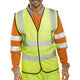 Gilet sorprendente ad alta visibilità giallo xxl