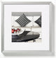Sedia Walther - cornice per foto - misura foto 20x20 cm - argento
