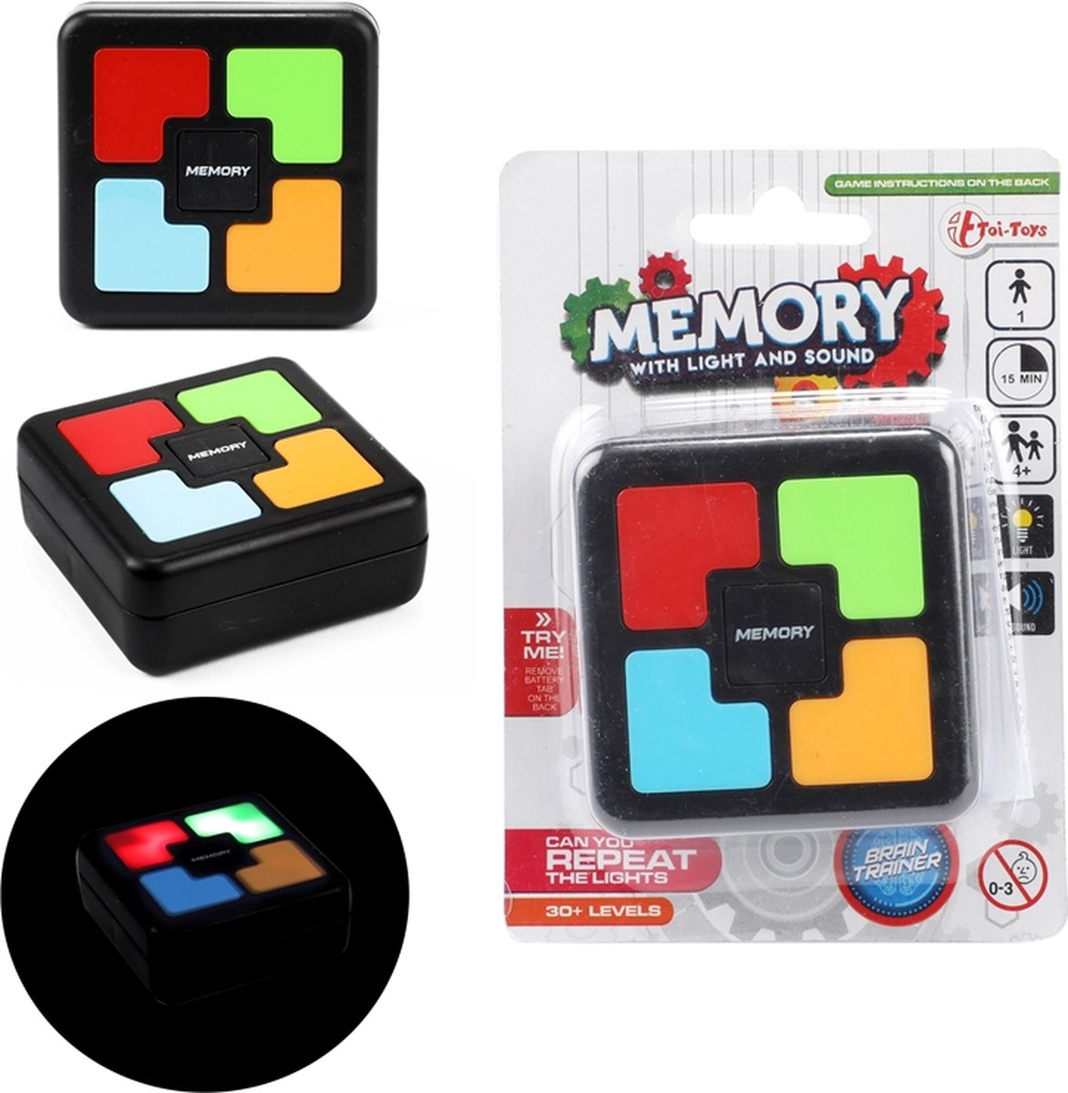 TOI-TOYS MINI Juego de habilidad de memoria