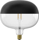 Calex boden kopspiegel zwart - e27 led lamp - filament lichtbron dimbaar - 6w - warm wit licht
