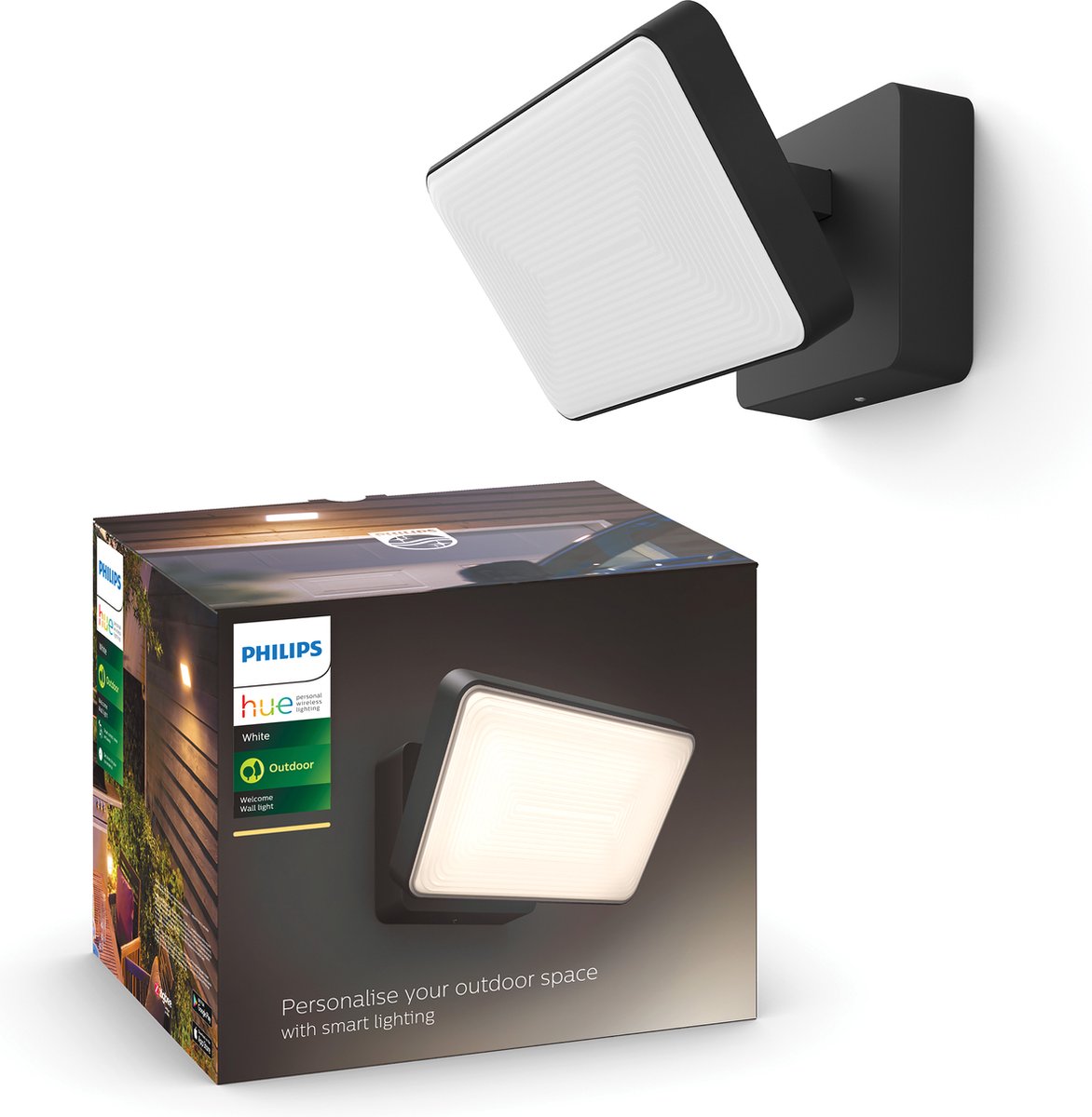 Faretto di benvenuto Philips Hue: luce bianca calda