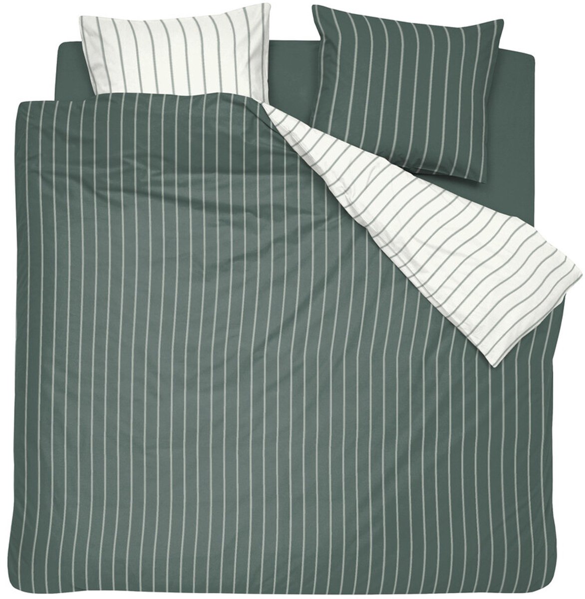 Funda nórdica Cenicienta simplicidad - verde - 240x220