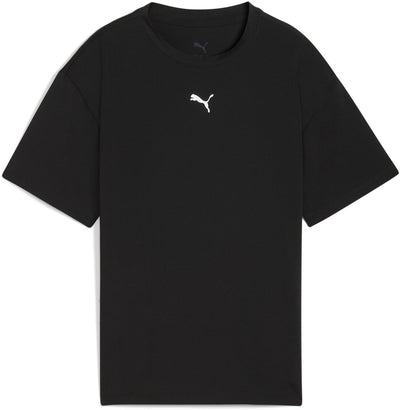Puma tad ess tee g camiseta deportiva para niñas - negro