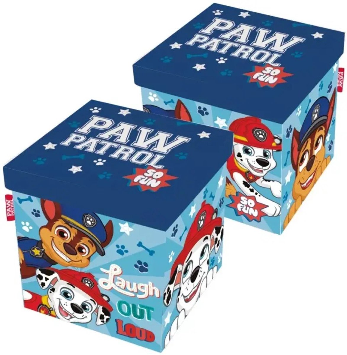 Caja de almacenamiento de la patrulla canina
