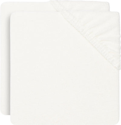 Jollein - Coprifasciatoio in spugna 50x70 cm - Coprifasciatoio con copertina morbida - avorio - 2 pezzi