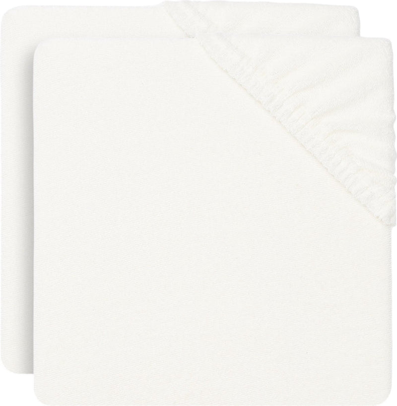 Jollein - Coprifasciatoio in spugna 50x70 cm - Coprifasciatoio con copertina morbida - avorio - 2 pezzi