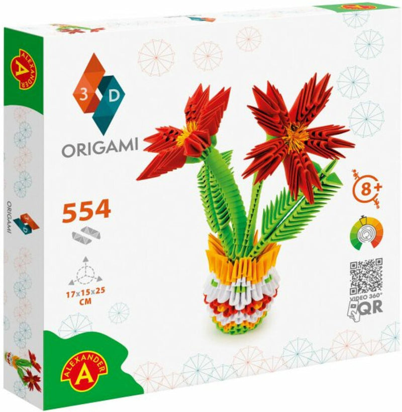 SelectA Origami 3D Flower Vase, 554dlg.
