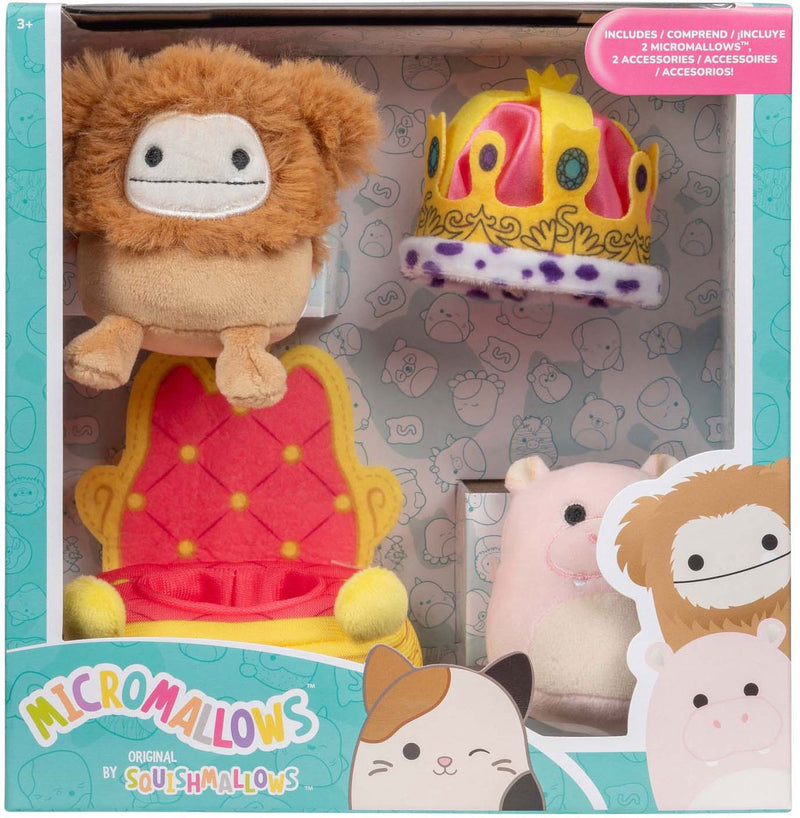 Squishmallows micromalvaviscos de peluche - carroza de desfile, 4 piezas