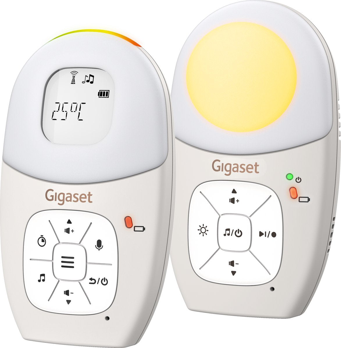 Gigaset baby 100 audio - vigilabebés DECT - función talk-back - luz nocturna - canciones de cuna