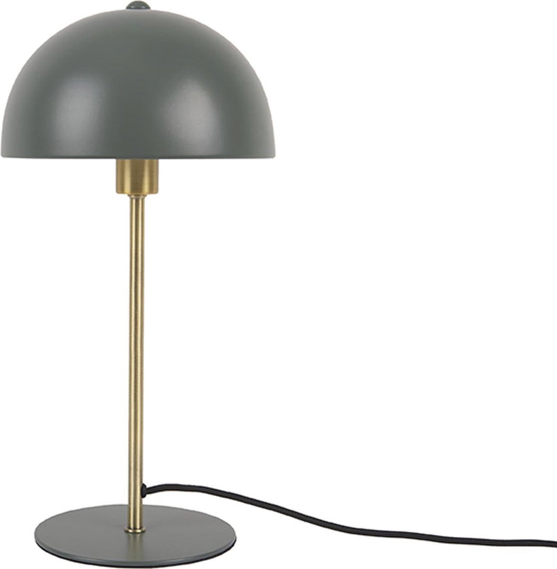 Lámpara de mesa Leitmotiv bonnet - metal verde jungla - 20x20x39cm - escandinavo