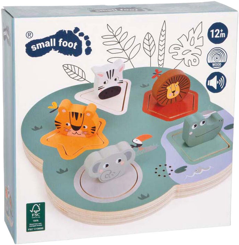 Small foot - safari de madera con sonidos de animales en 3D