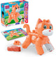 Bloques de juguete Mega Bloks Fisher-Price Rolling Kitten - con ruedas giratorias, 25 piezas