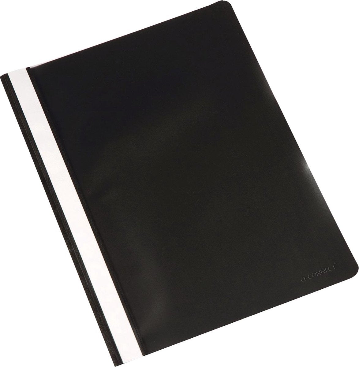 Q-connect snelhechtmap, a4, zwart 25 stuks