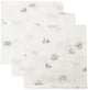 Jollein - paño bucal hidrófilo 31x31cm - paños para eructar para bebés - 3 piezas - para llevar