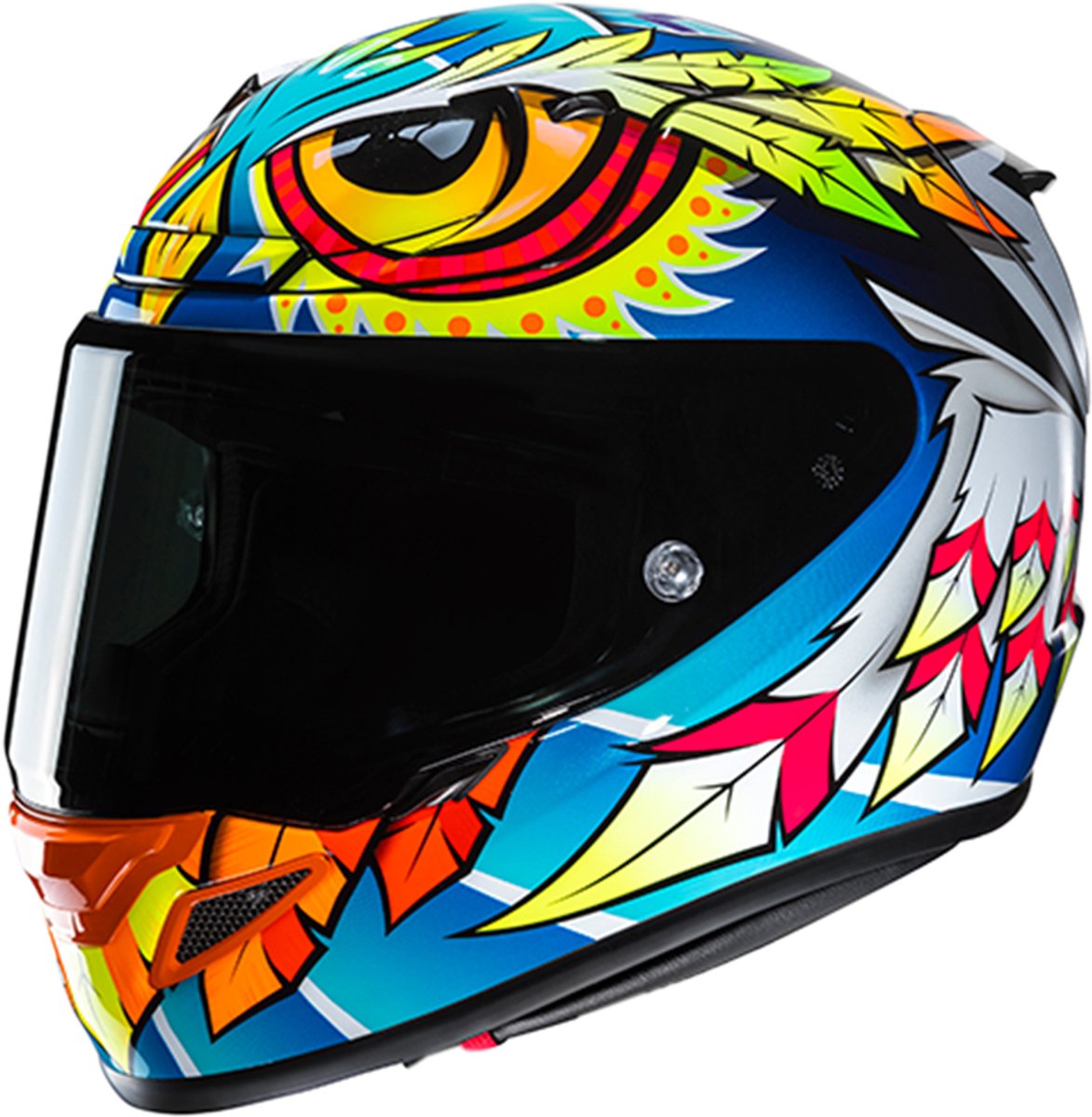 Casco Integral HJC Rpha 12 Spasso Azul Blanco - Talla L - Casco