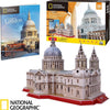 Cúbico Fun 3D Puzzle National Geographic st. Catedral de Pablo