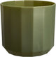 Elho facet round 19cm - macetero para interior - 100% plástico reciclado - ø 18,6 x h 16,7 cm - verde bosque
