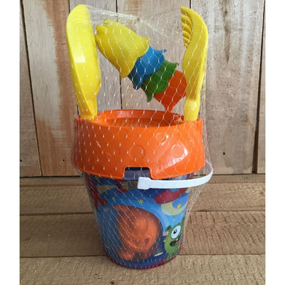 Adriatic emmerset space ø18cm met shovel, hark en vormpjes