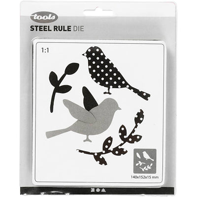 Fustella Creativ Company, uccello, misura 14x15,25 cm, spessore 15 mm, 1 pezzo