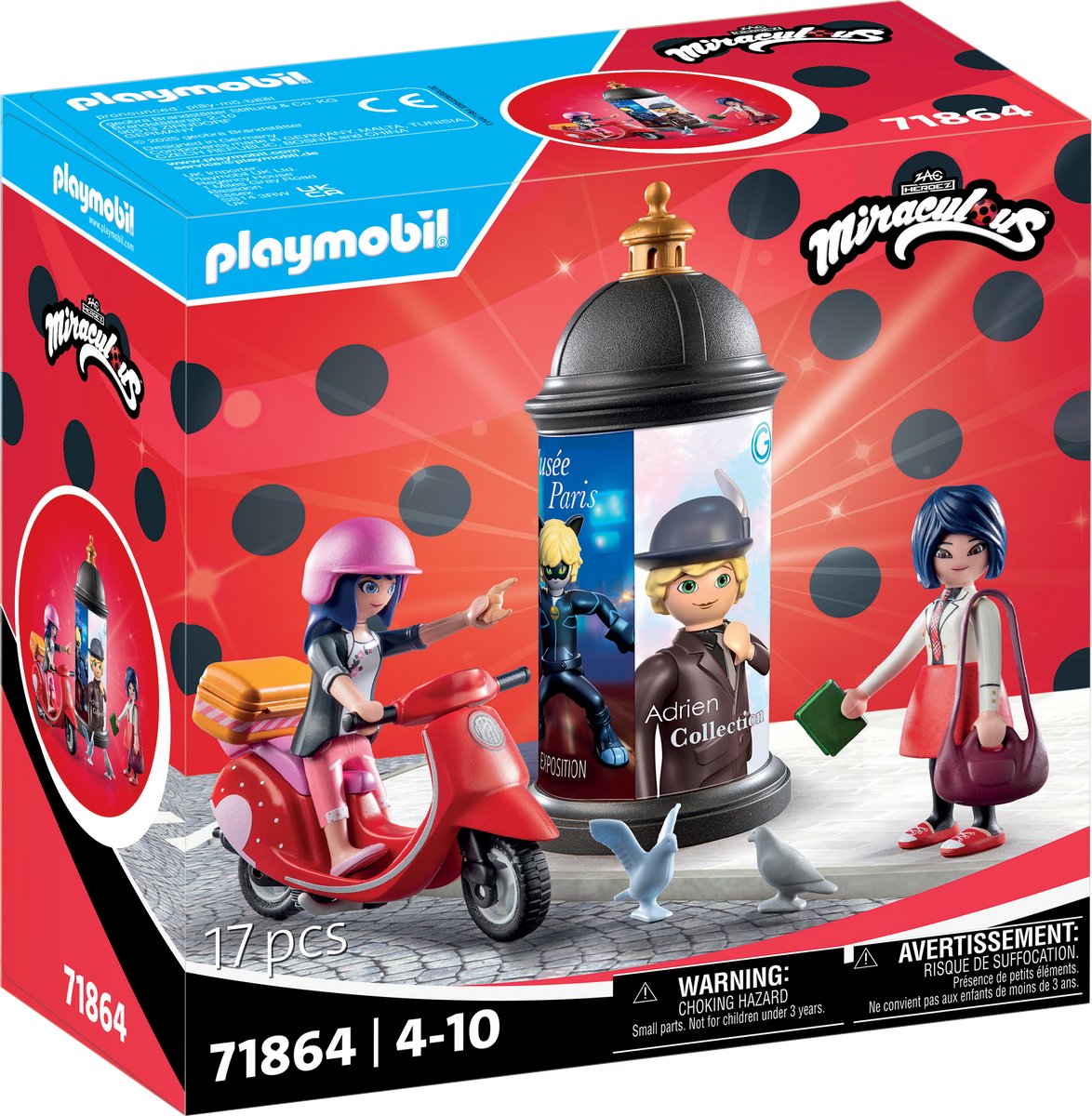 Playmobil milagrosa: paseo en scooter por paris 71864