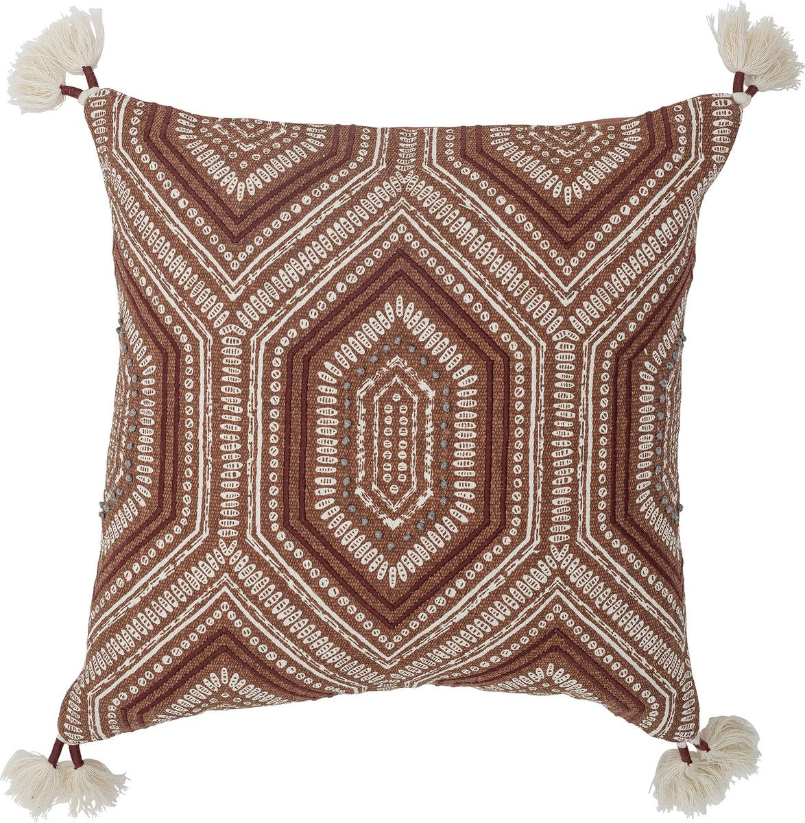 Cuscino in feluca della collezione Creative, marrone, cotone