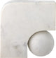 Bloomingville - portacandele Abbelin - bianco - marmo