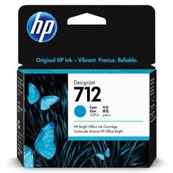 Cartucho de tinta designjet hp 712 cian