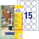 Etichette avery 6225-10 120 etichette ø51 mm
